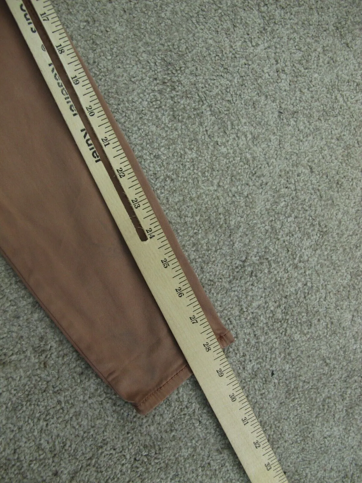 American Eagle Women Jegging Jeans Skinny Leg Super Stretch Low Rise Beige SZ 0