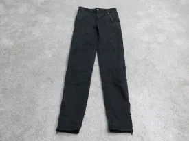 American Eagle Womens Jeans Denim Skinny Leg Zipper Pockets & Hem Black Size 0