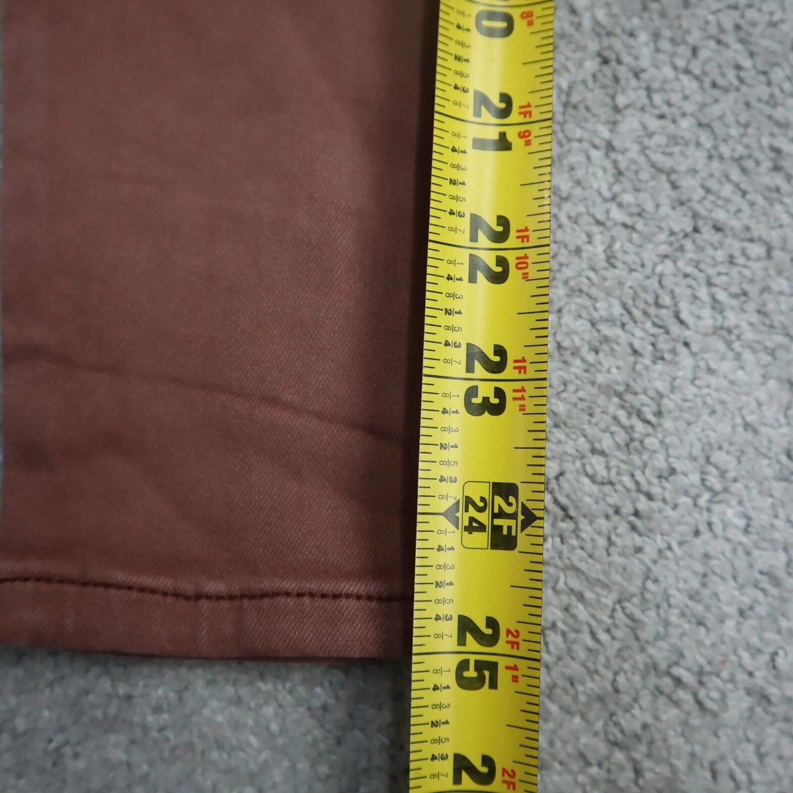American Eagle Womens Jeans Straight Leg Mid Rise Stretch Light Brown SZ 0