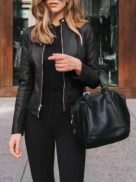 *APP EXCLUSIVE* Mock Neck Zip Up Jacket