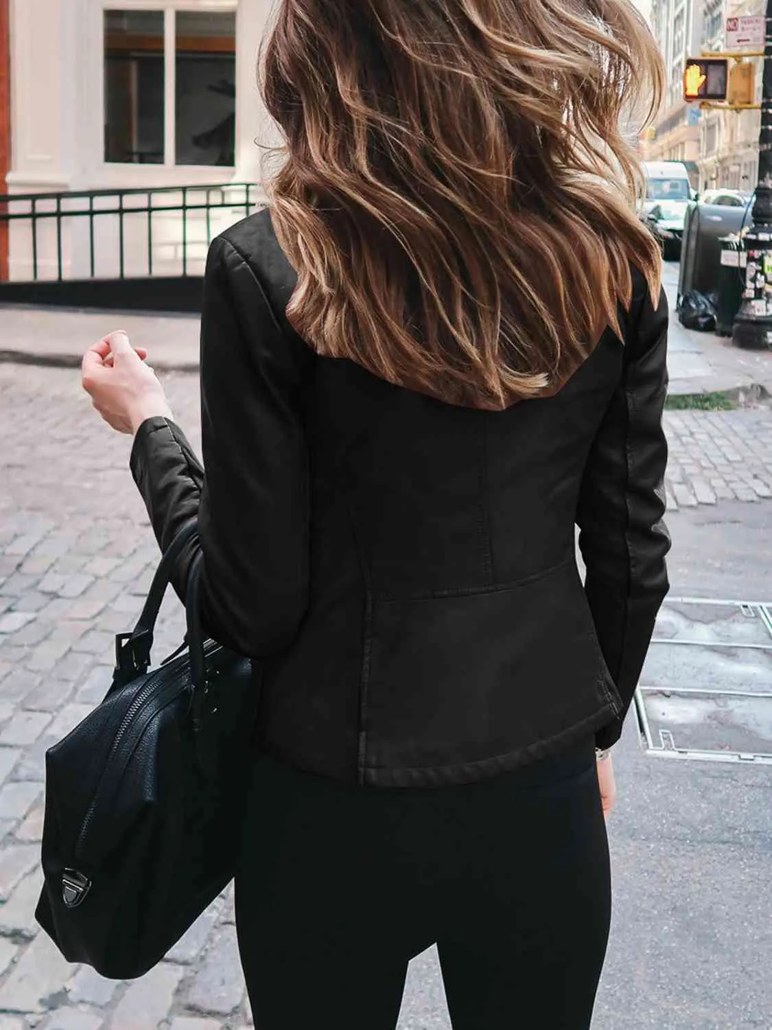 *APP EXCLUSIVE* Mock Neck Zip Up Jacket