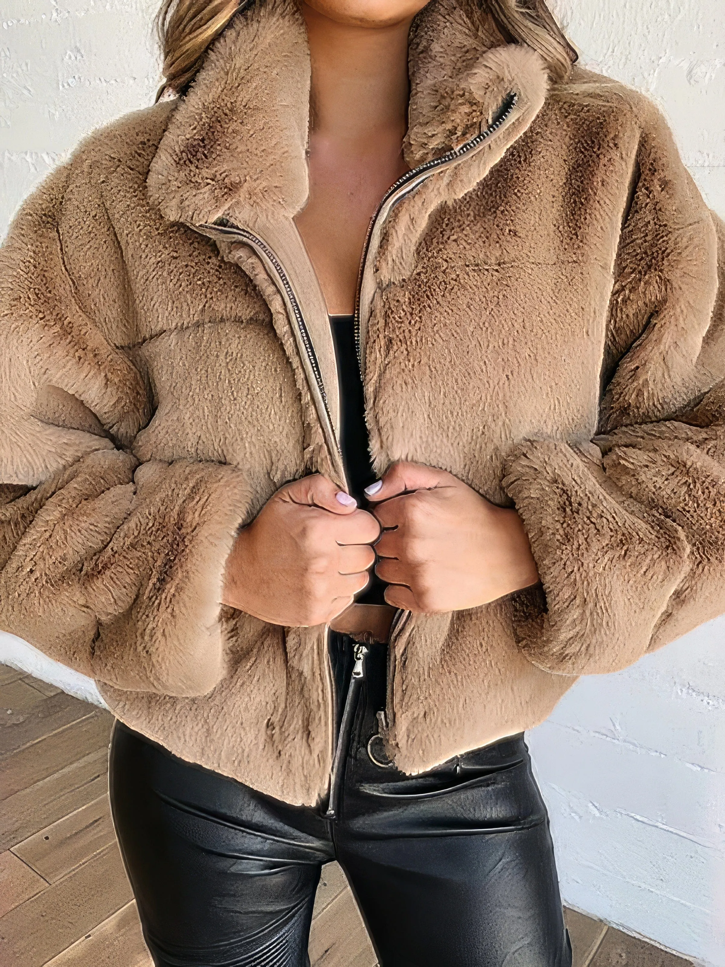 Autumn Cable Knit Turtleneck Pullover