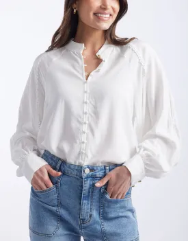 Berry Kiss Blouse - Ivory