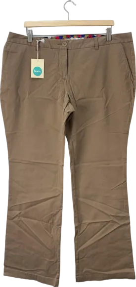Boden Brown Flare Chinos UK 14