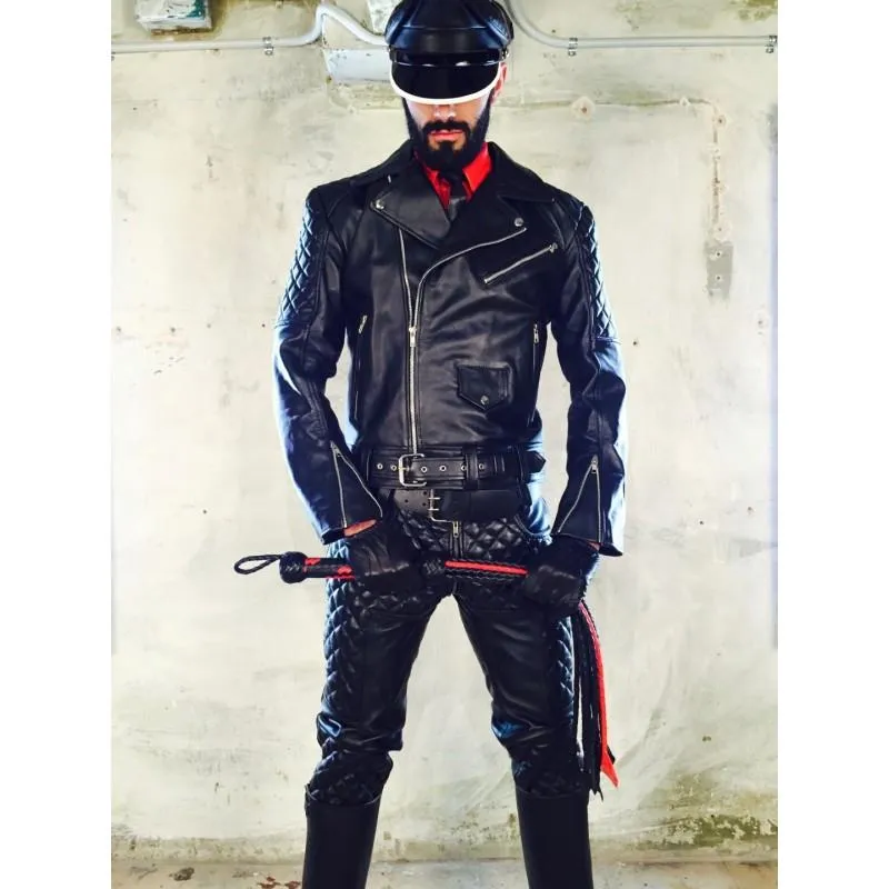 BOXER Berlin 101 Leather Biker Jacket