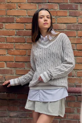 Cable Knit Pullover