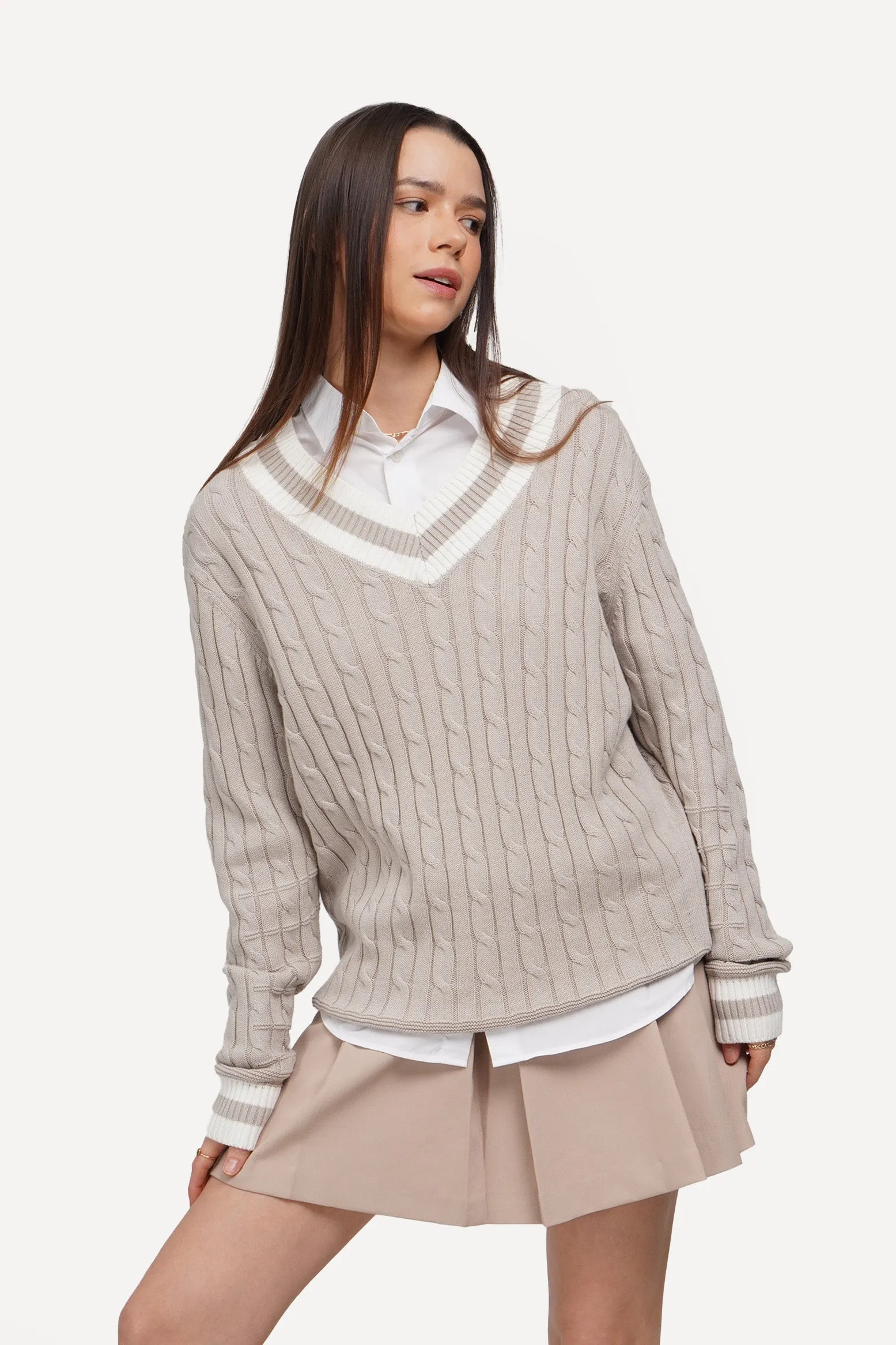 Cable Knit Pullover