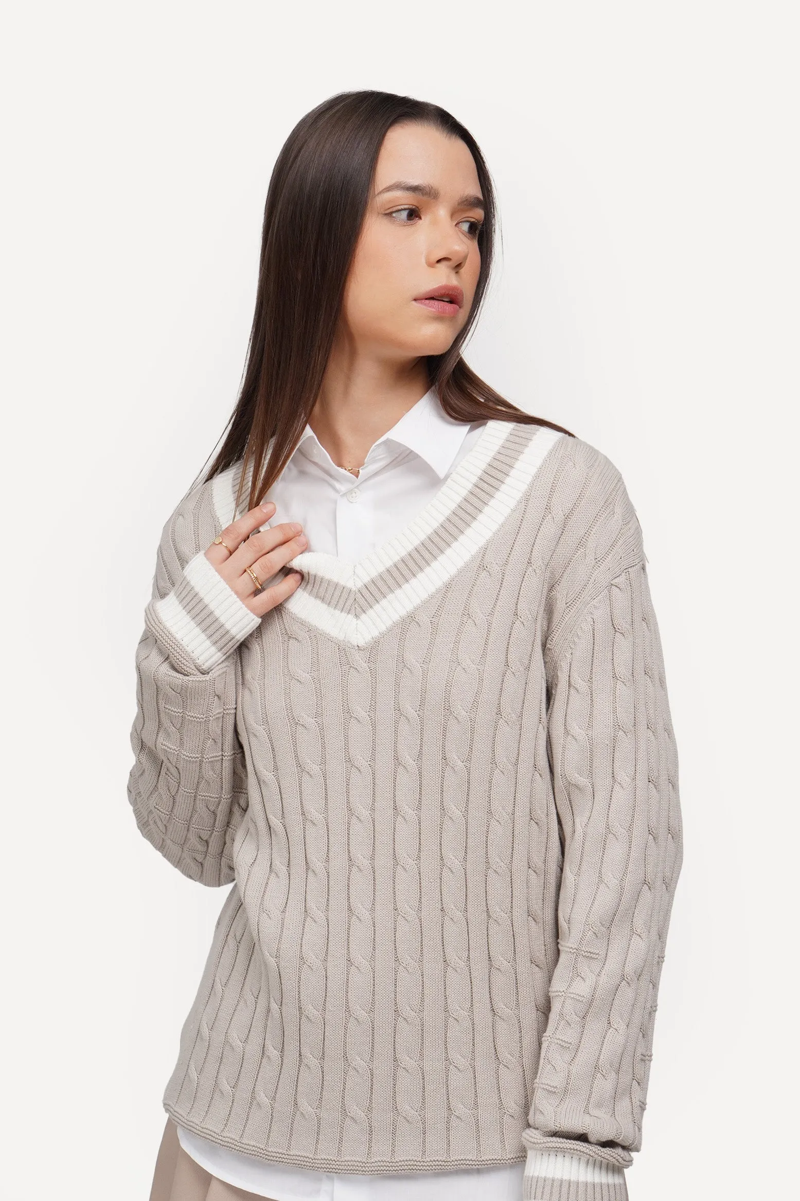 Cable Knit Pullover