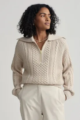 Camello Cable Knit Sweater