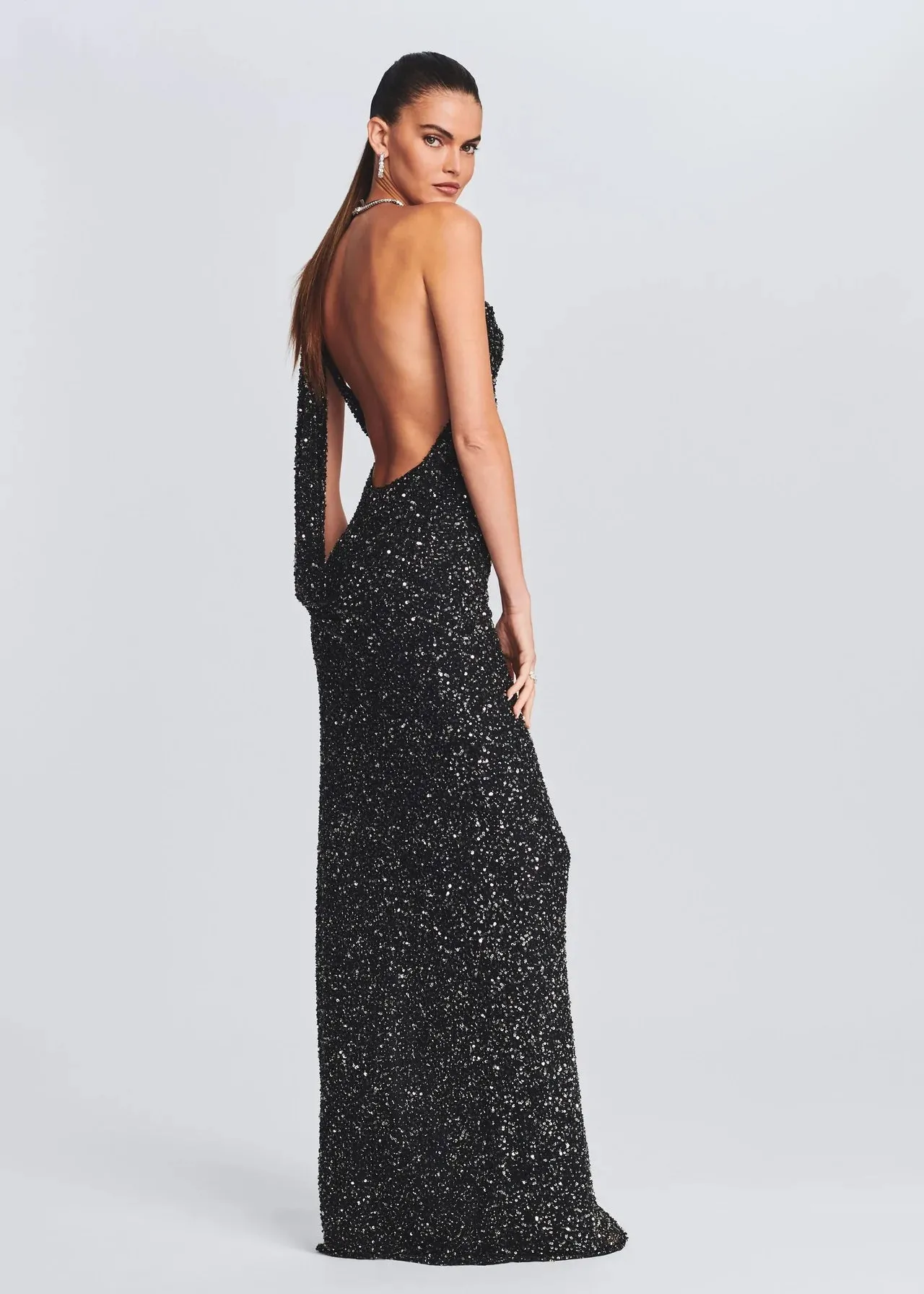 Celine Sequin Dress - Black