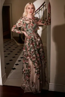 Copper Savannah Sequine Gown
