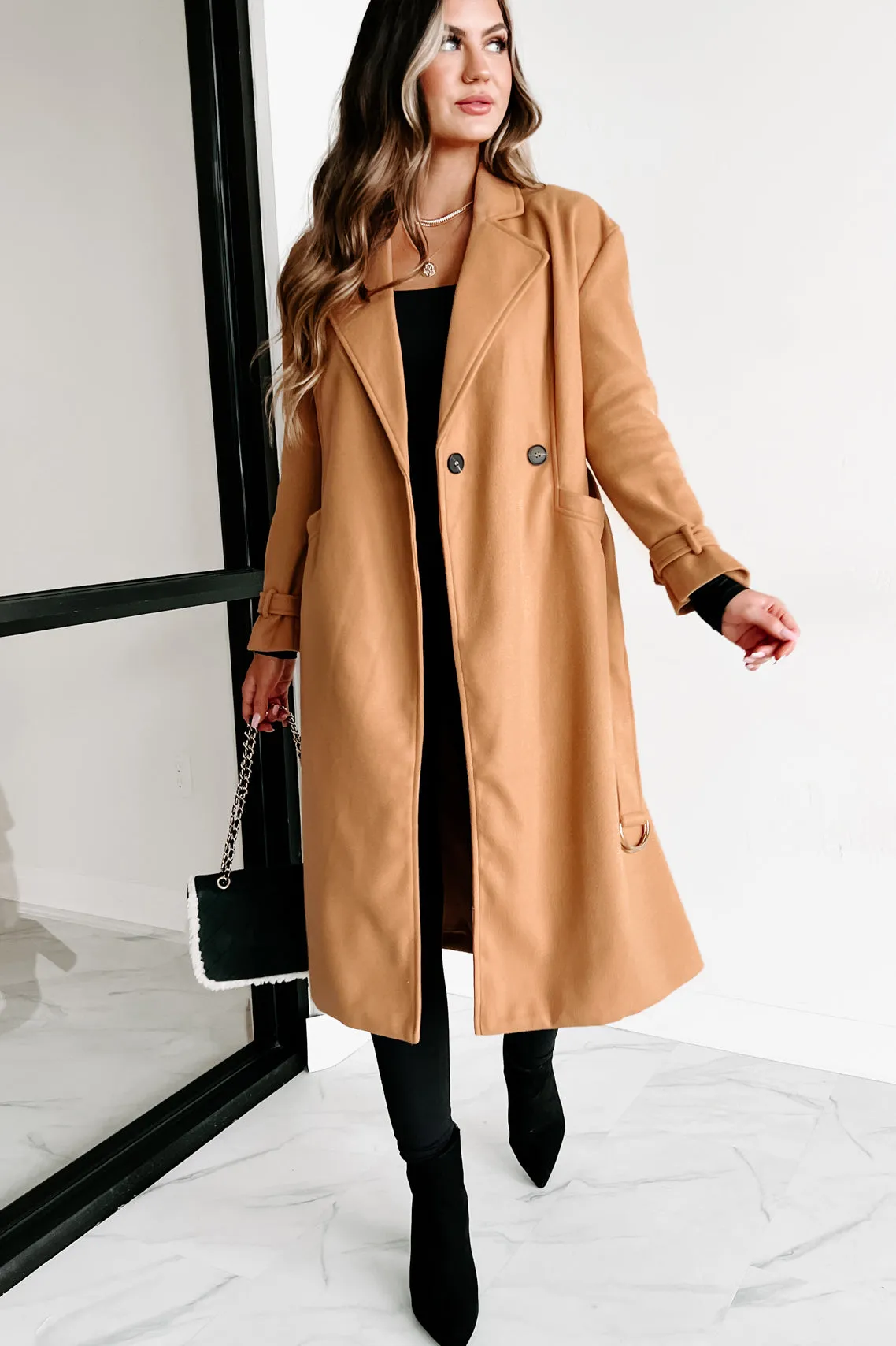 Decisive Manner Trench Coat (Camel)