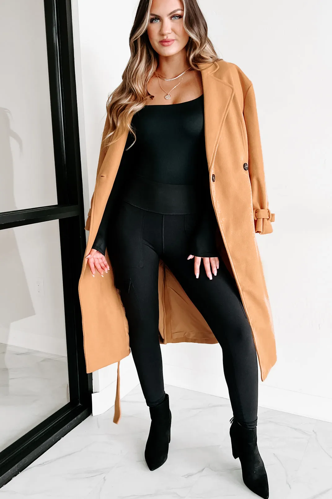 Decisive Manner Trench Coat (Camel)