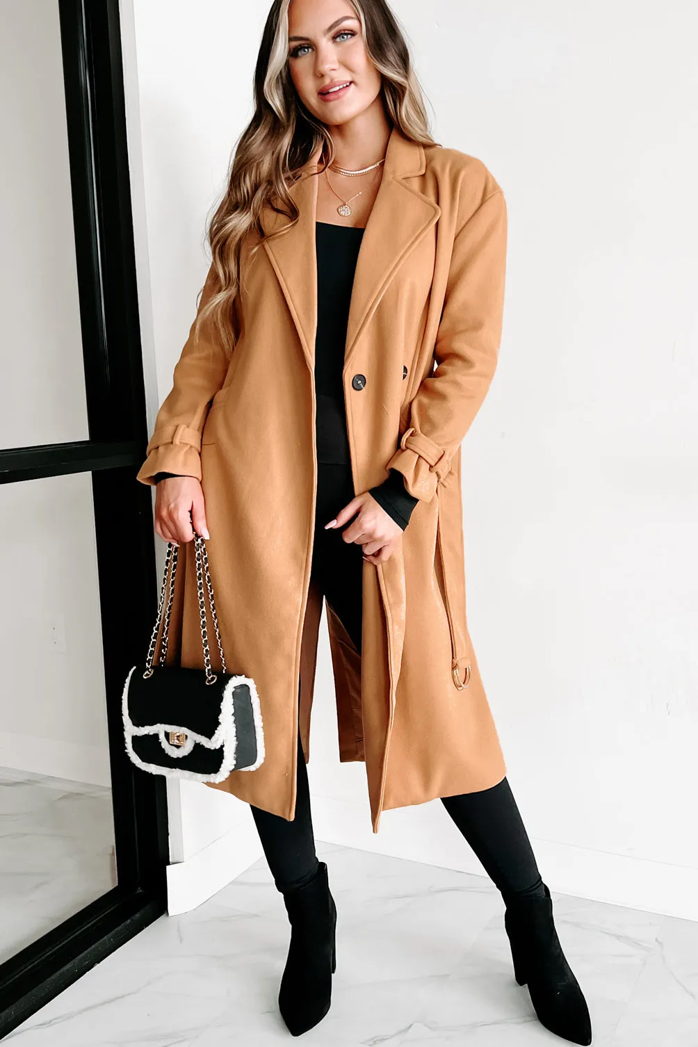 Decisive Manner Trench Coat (Camel)