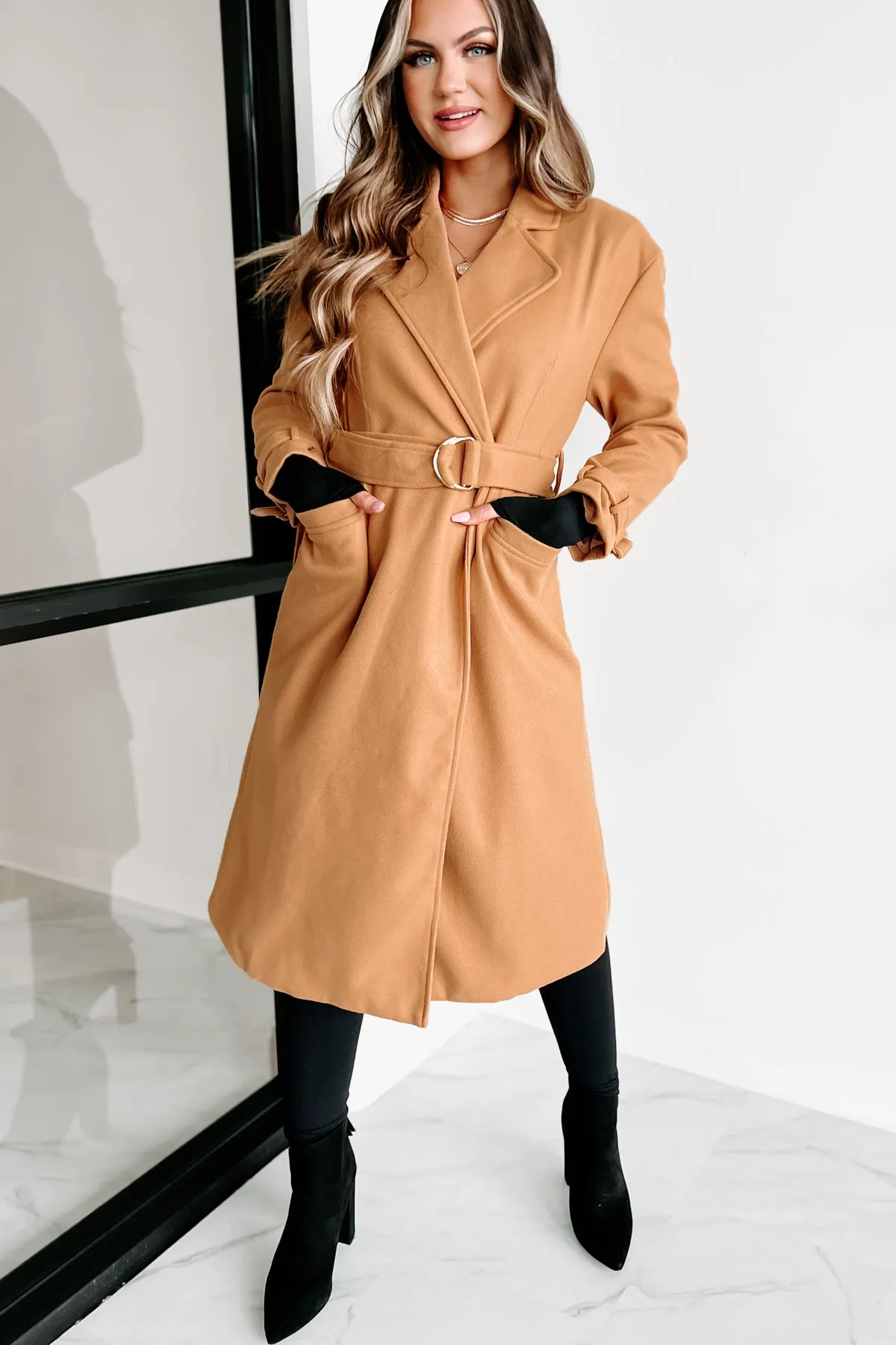 Decisive Manner Trench Coat (Camel)