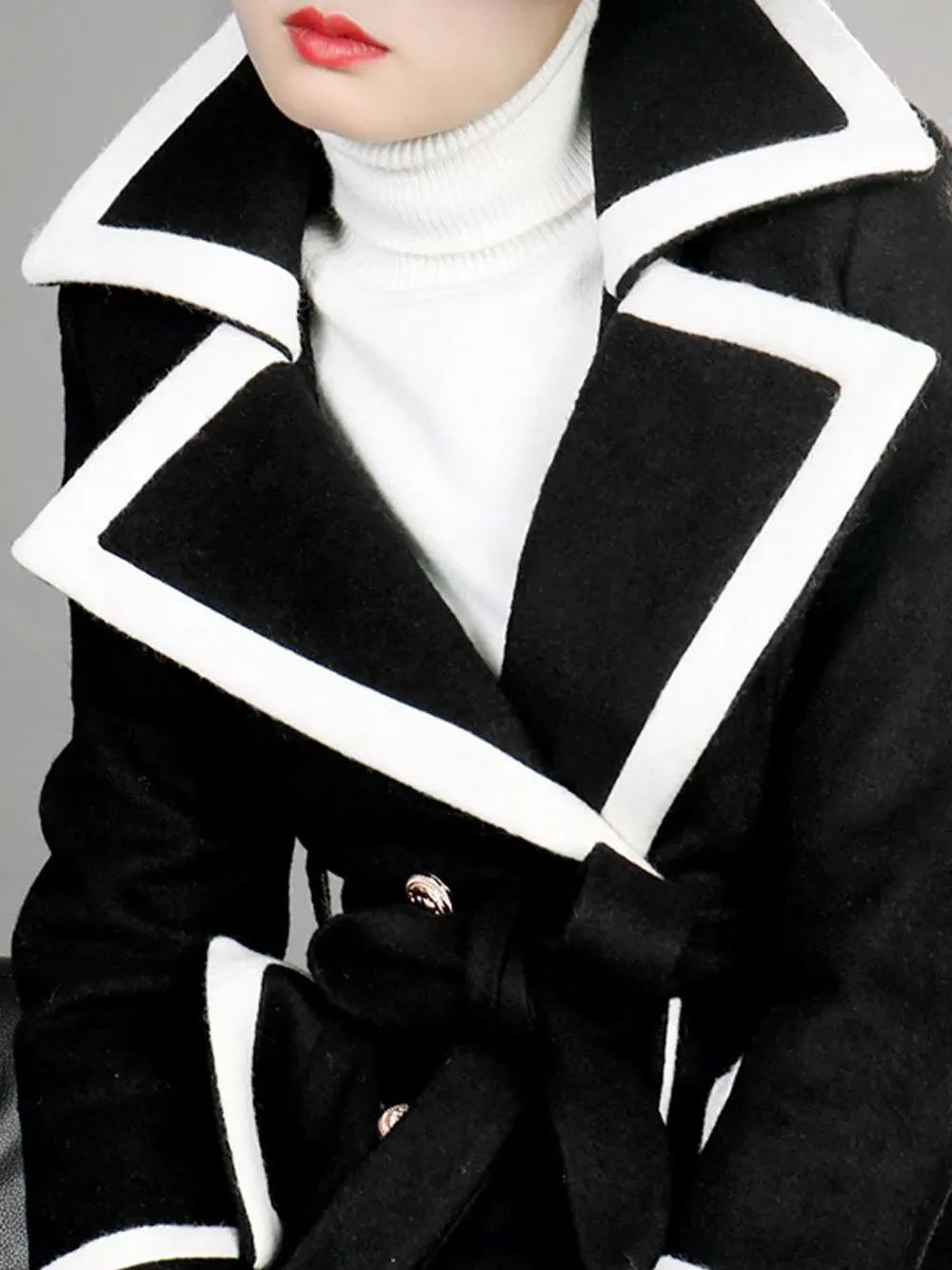 Double breasted Woolen Jacket