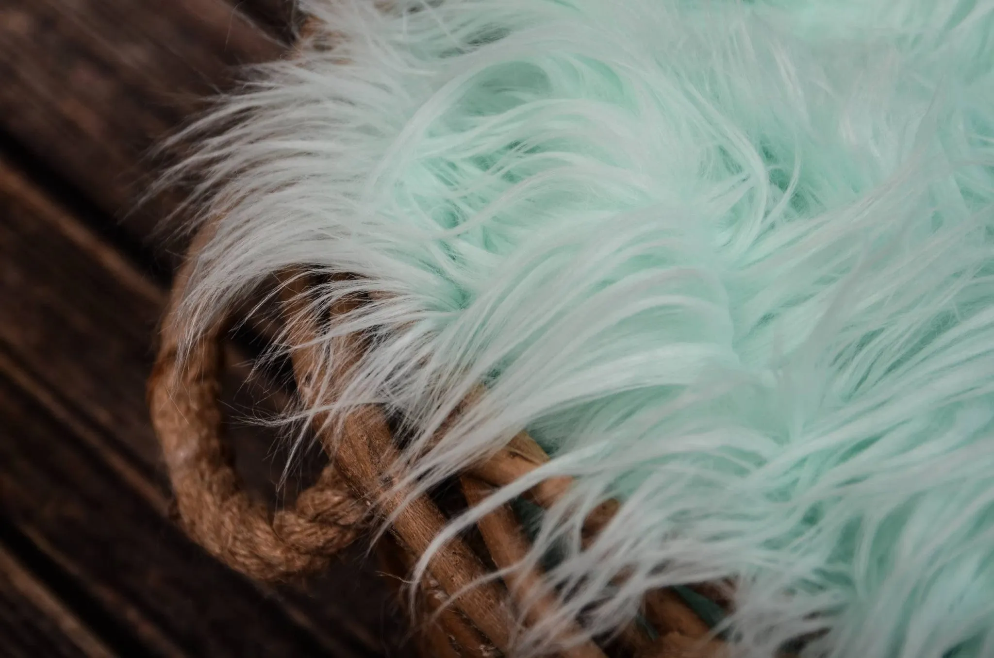 Faux Fur - Aqua