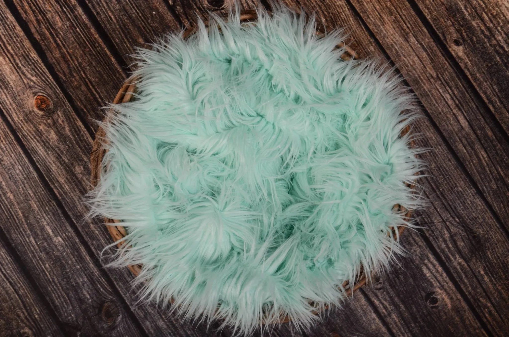 Faux Fur - Aqua