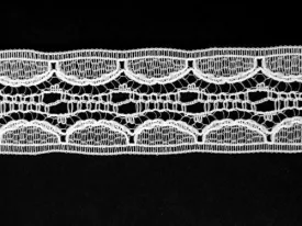 Insertion Lace, white - 7/8"(2.2cm)