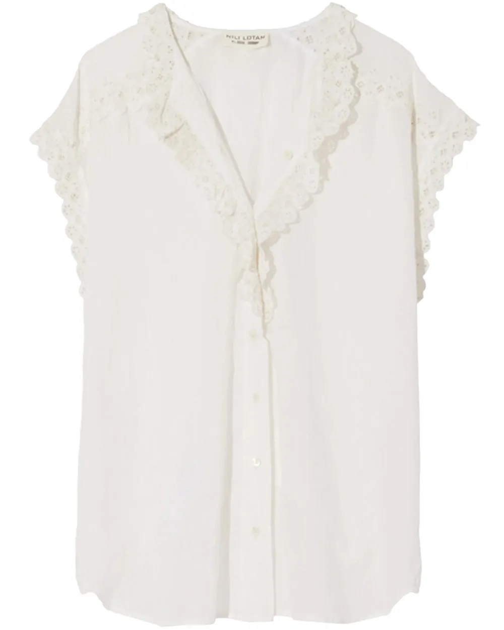 Ivory Lace Leanne Blouse