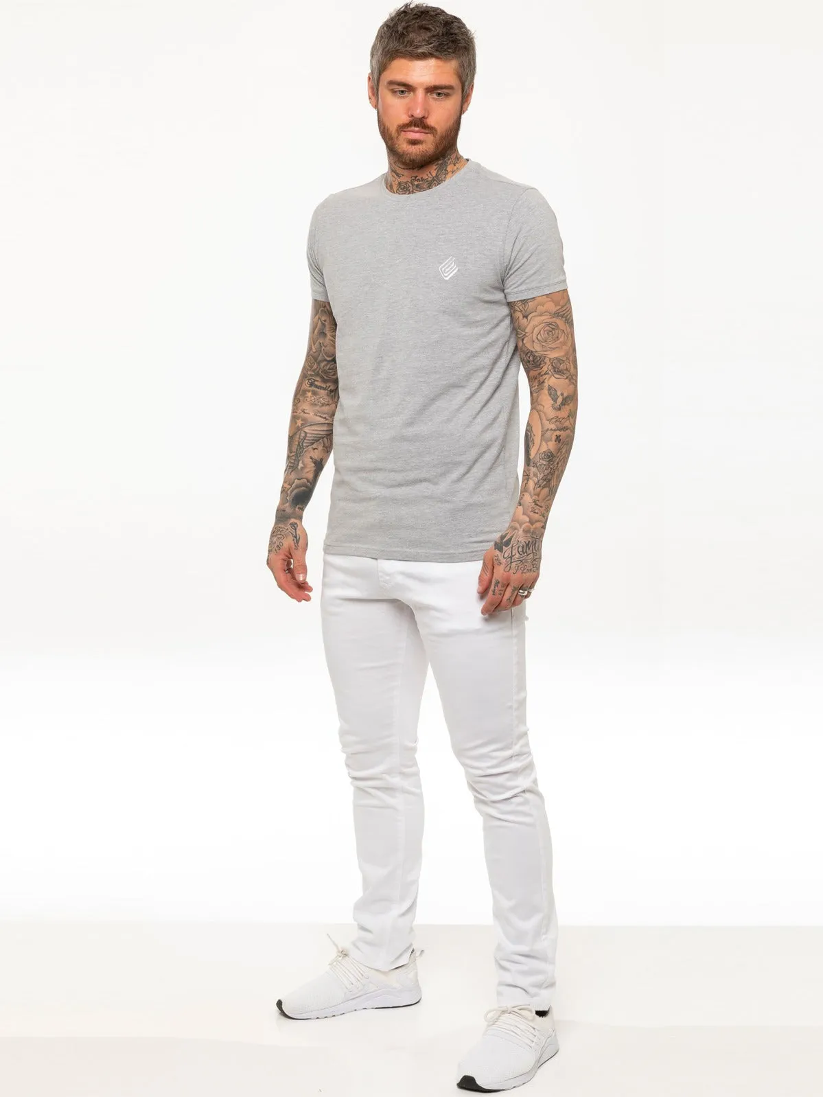 Kruze | Mens Slim Fit Stretch Chinos