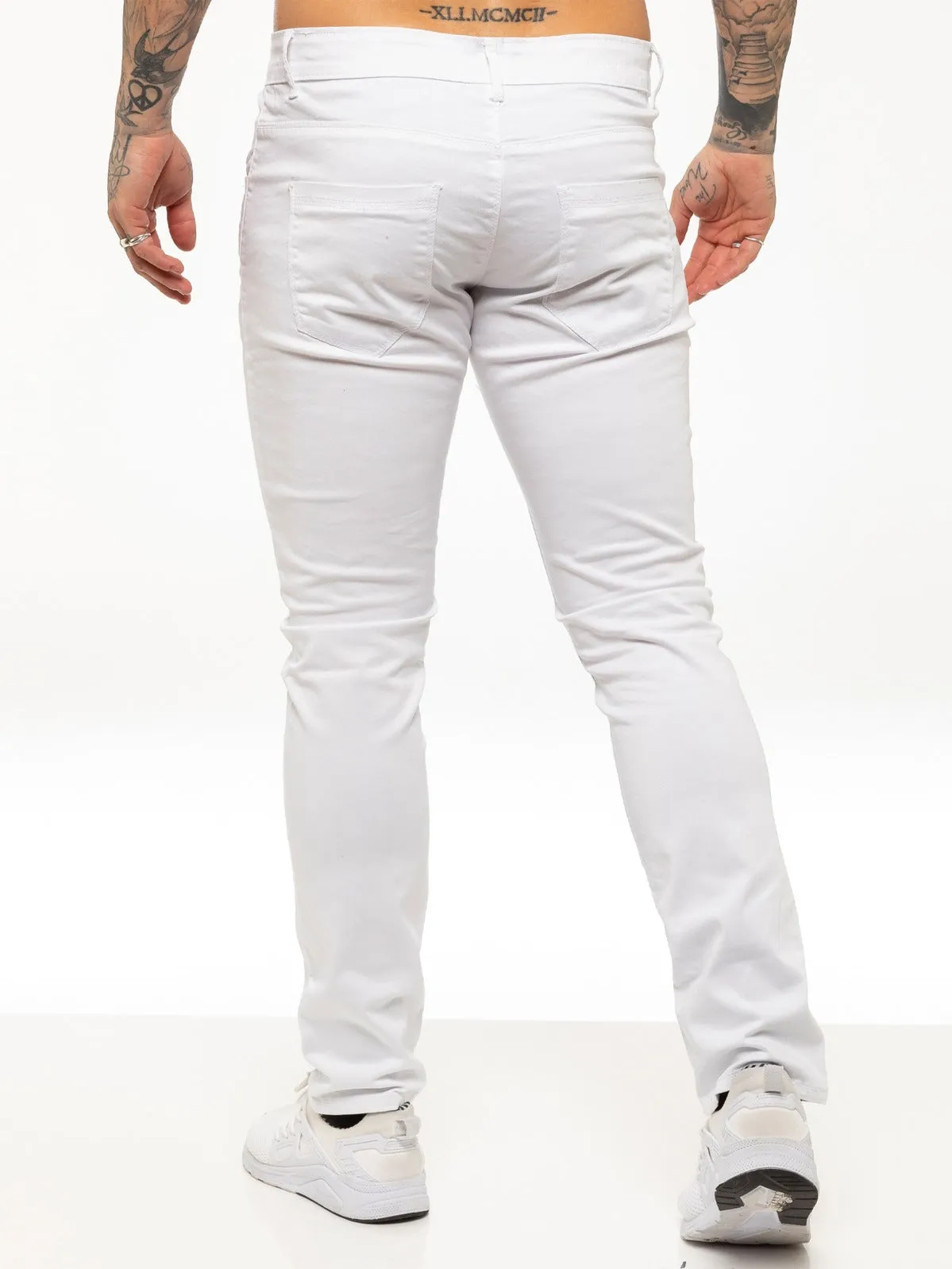 Kruze | Mens Slim Fit Stretch Chinos