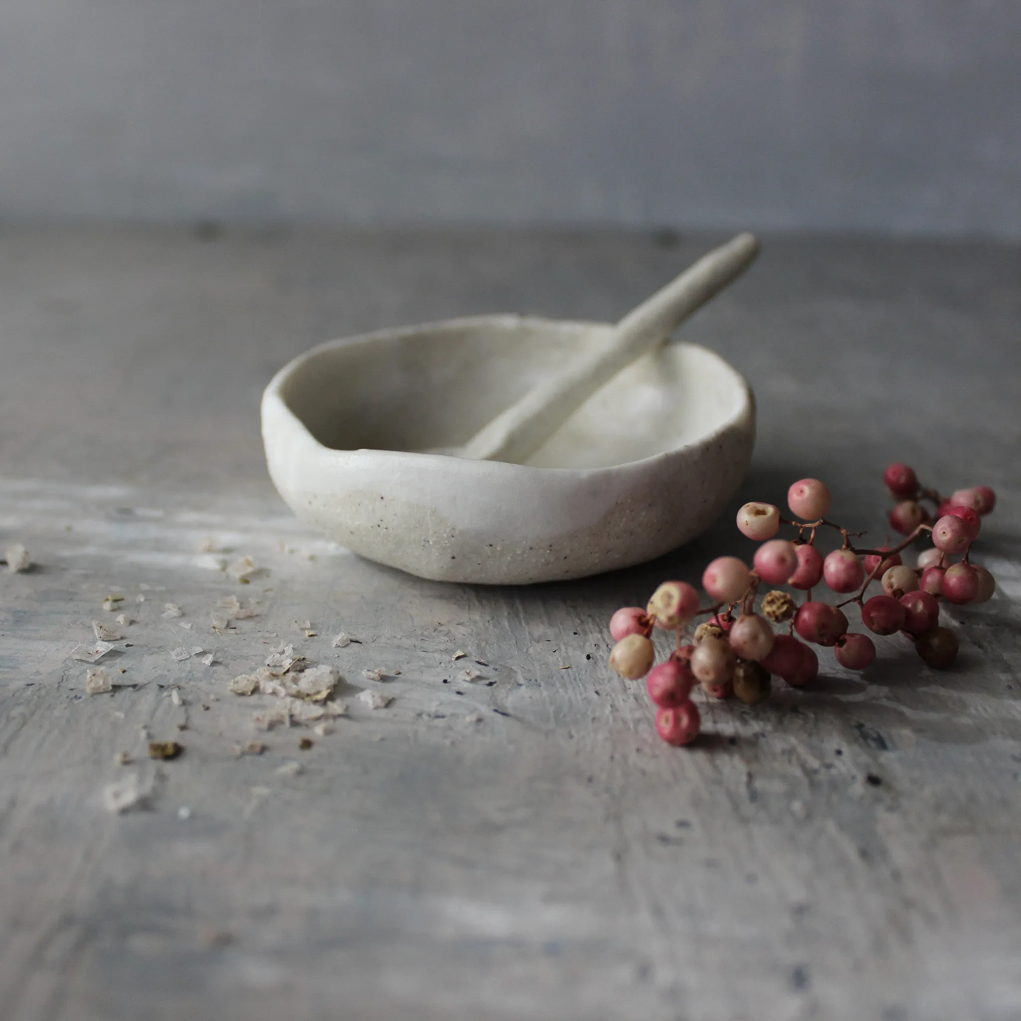 Marbled Ceramic Dish & Spoon Sets
