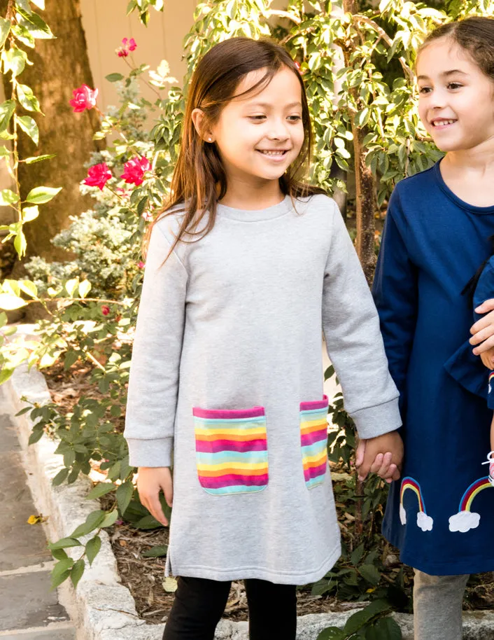 Matching Girl & Doll Sweatshirt Tunic Dress