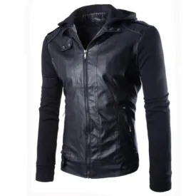 Men Faux Leather Jacket C3