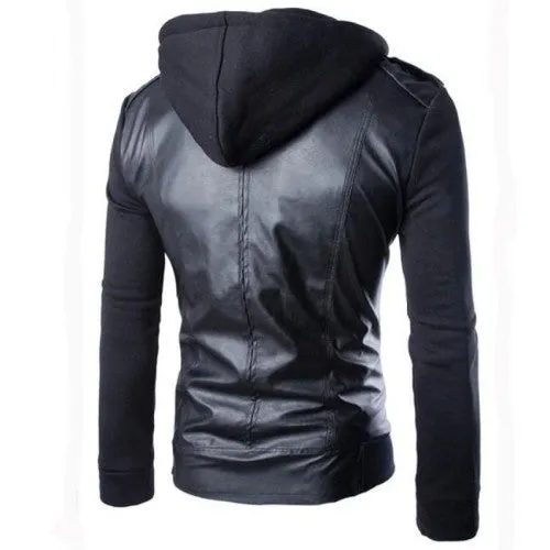 Men Faux Leather Jacket C3