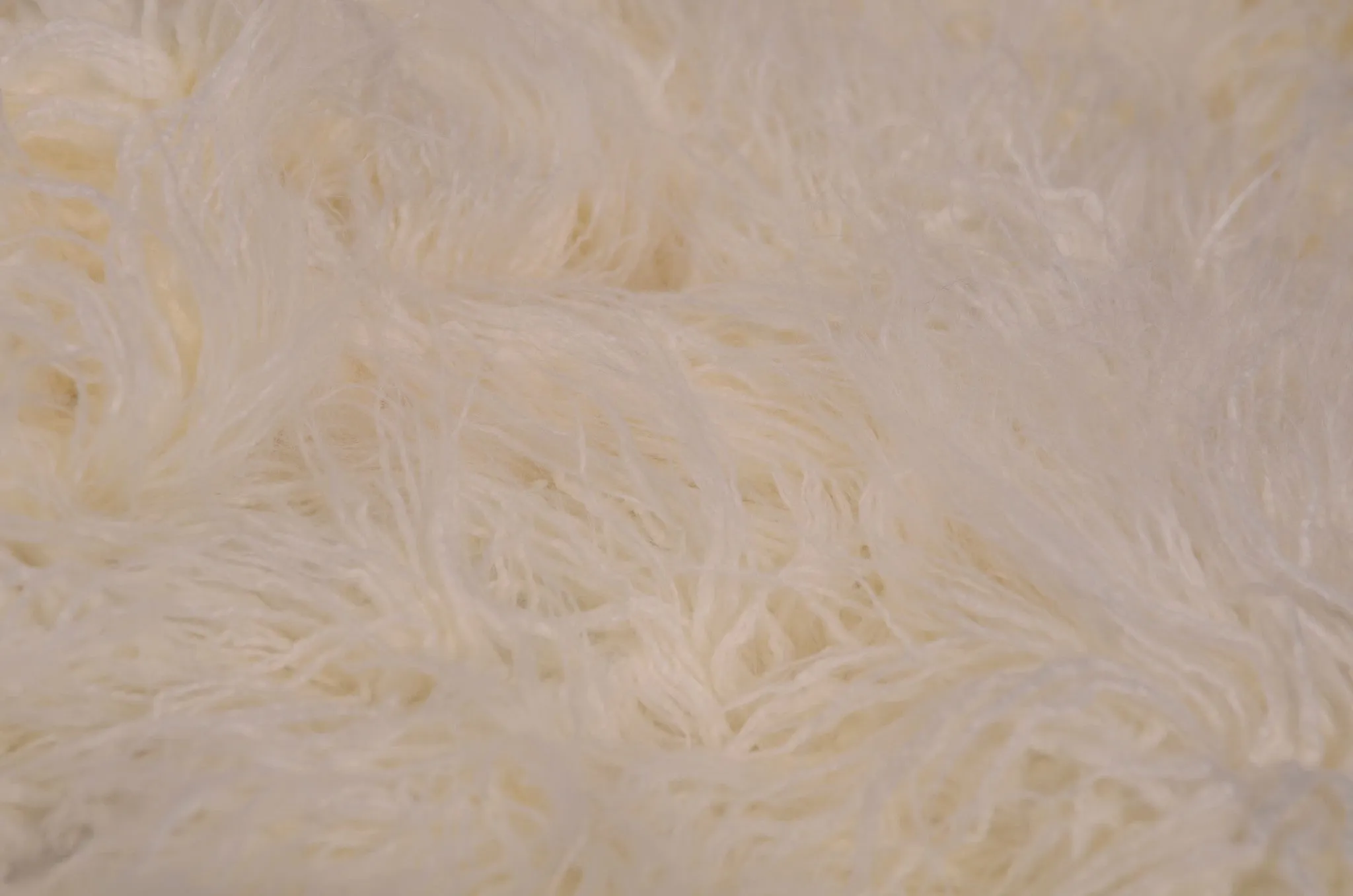 Mongolian Faux Fur - White