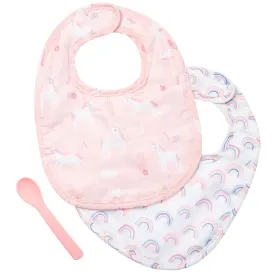 Muslin Bib Sets Unicorn