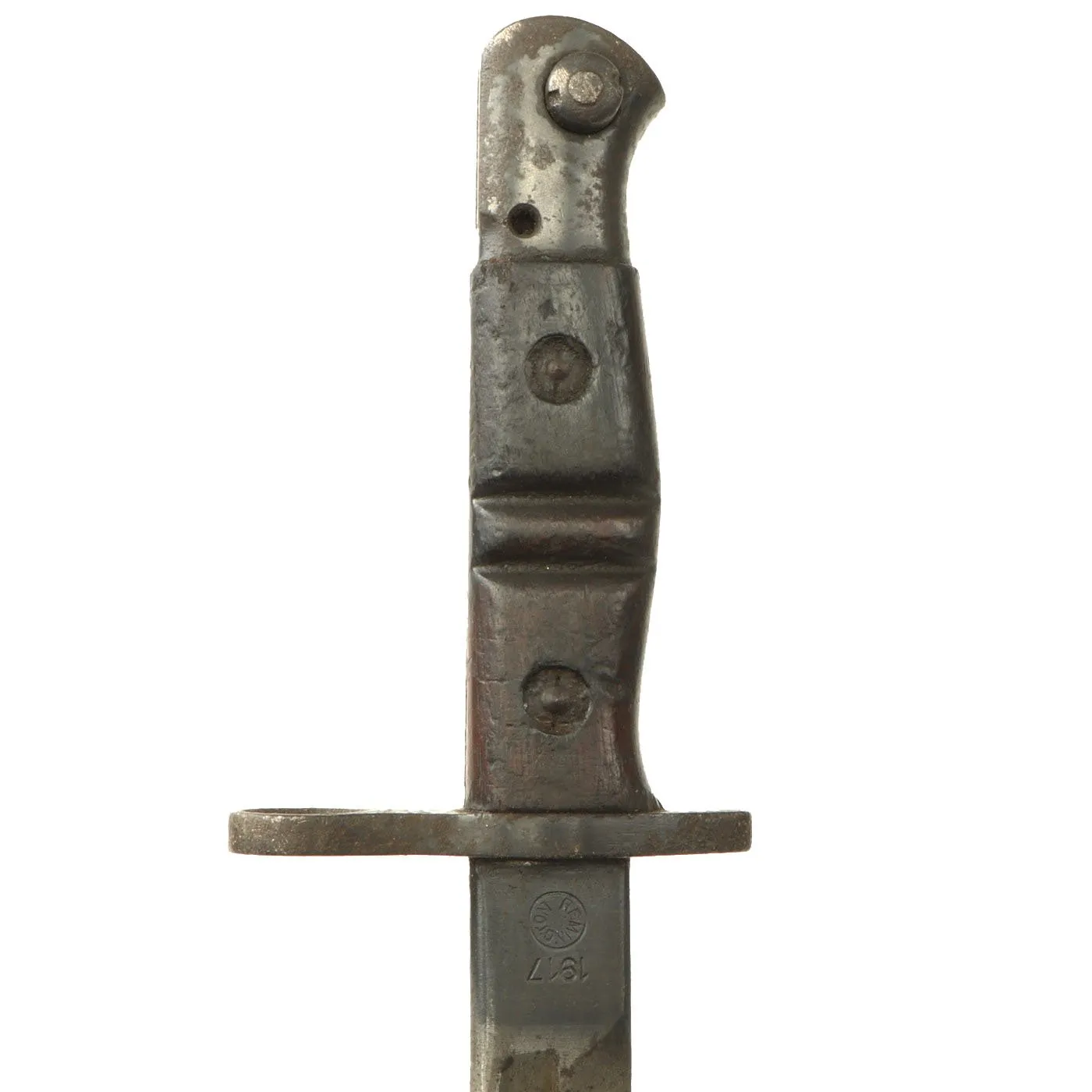 Original U.S. WWI M1917 Enfield Rifle Bayonet by Remington with 1st Pattern Maxim Scabbard by Jewell