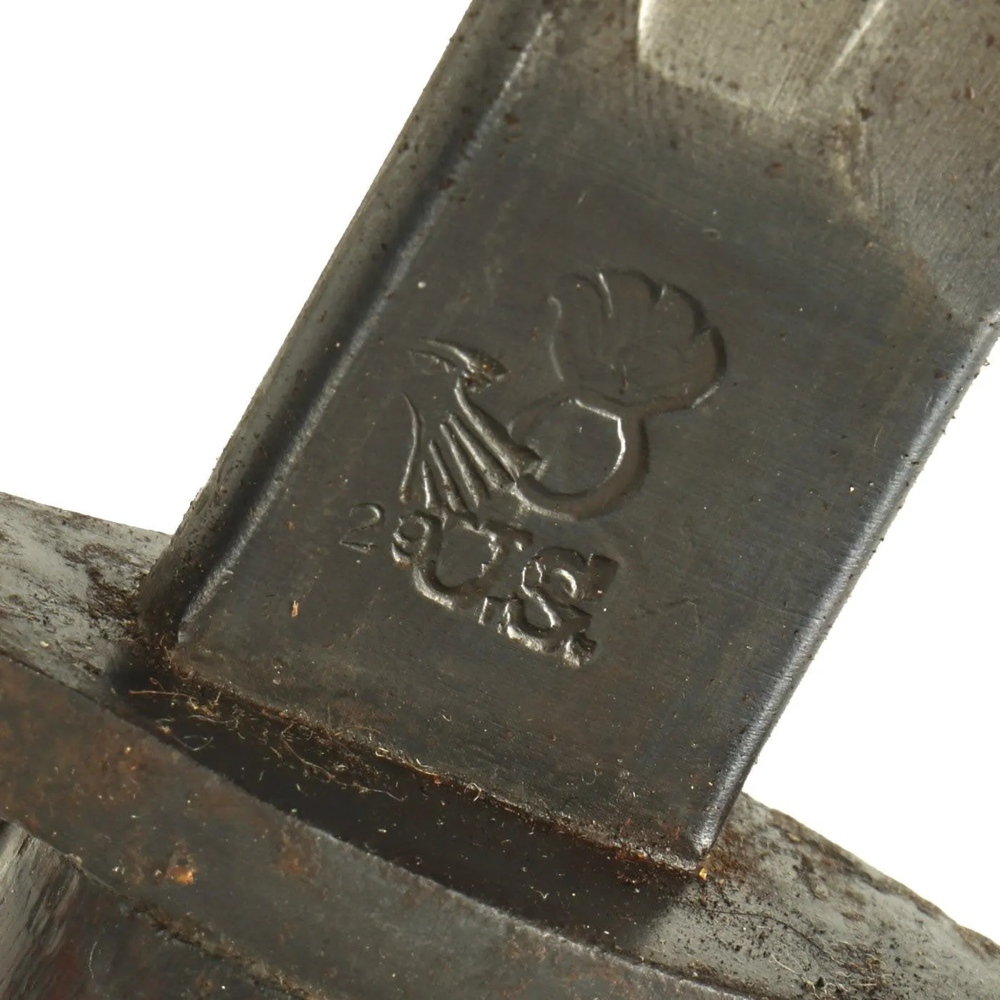 Original U.S. WWI M1917 Enfield Rifle Bayonet by Remington with 1st Pattern Maxim Scabbard by Jewell