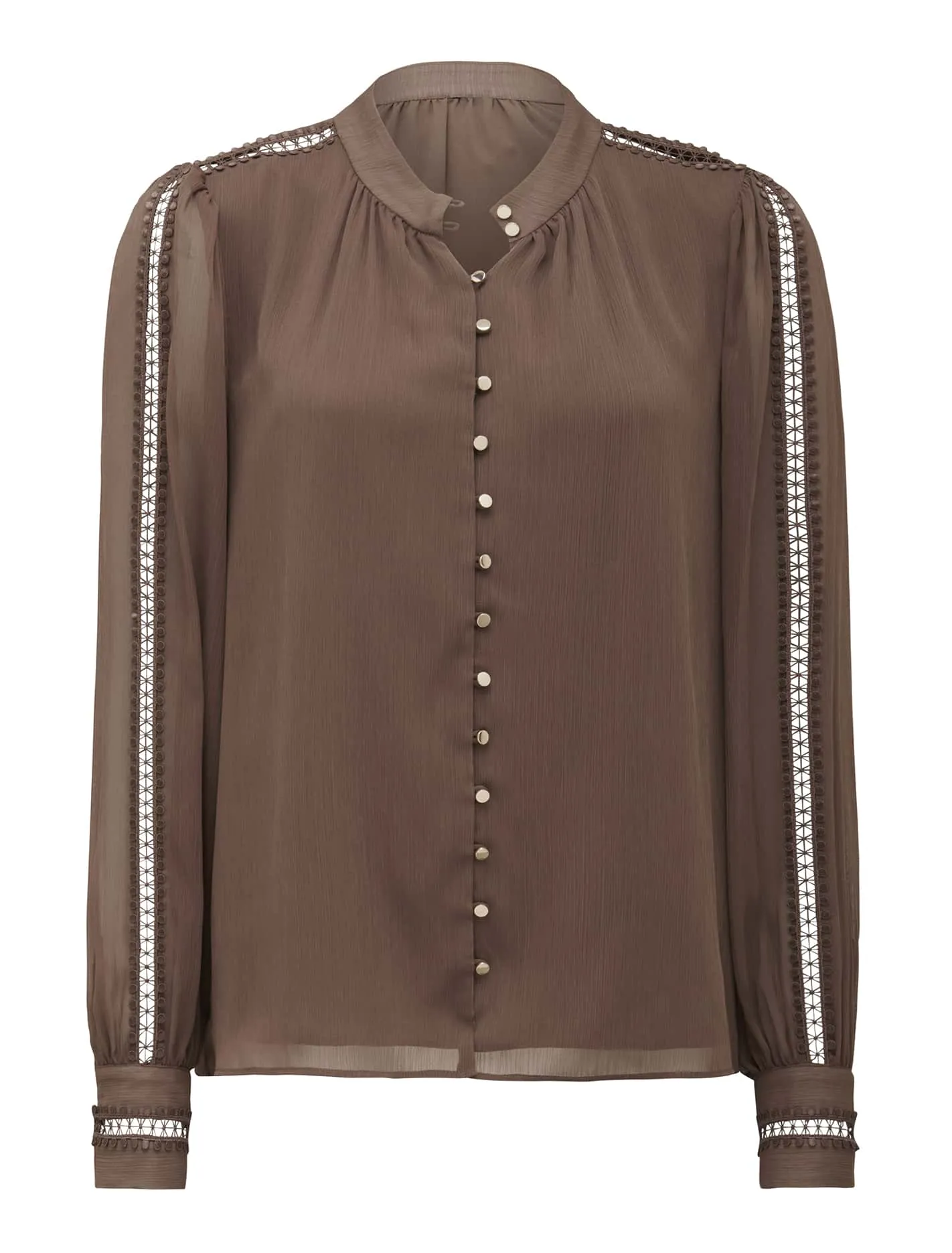 Simona Trim Sleeve Blouse