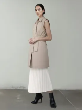 Sleeveless Trench Jacket