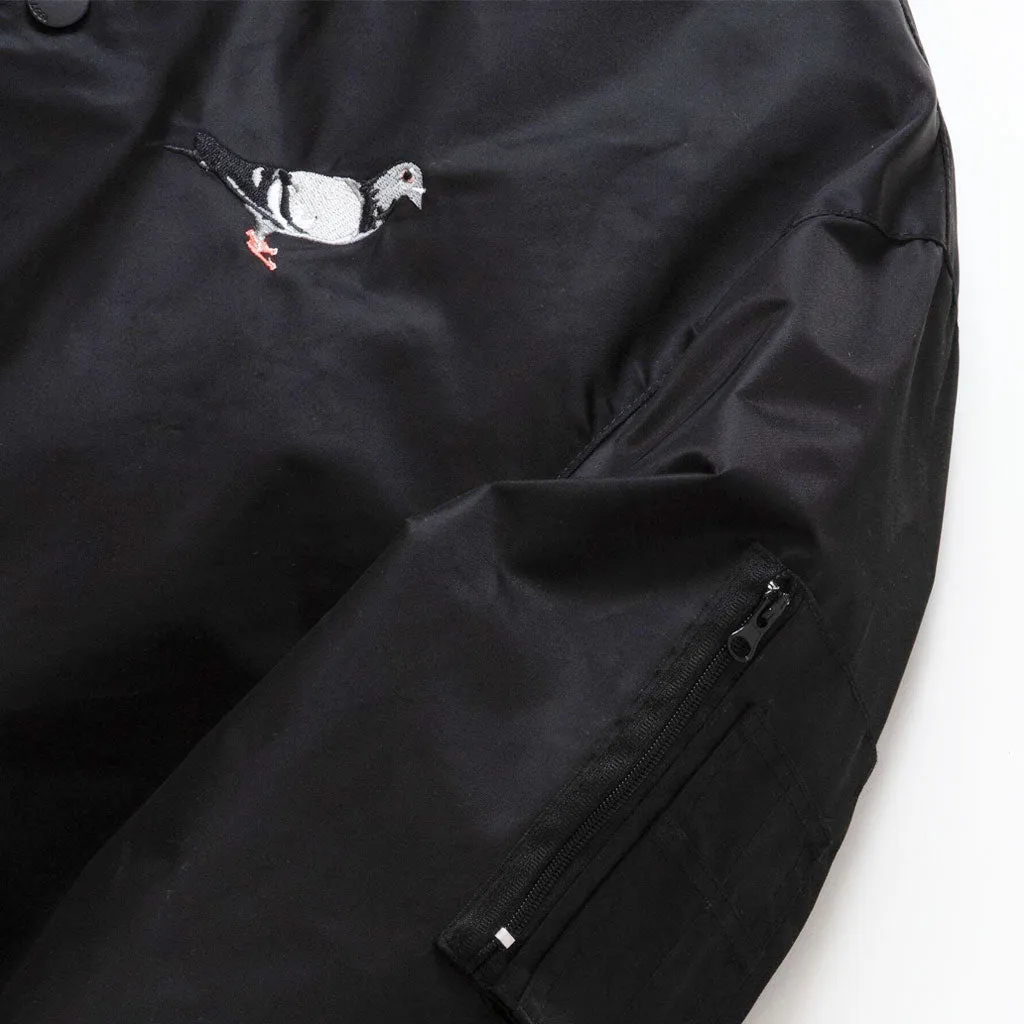 Staple Pigeon Pigeon Logo Bomber Jacket Black