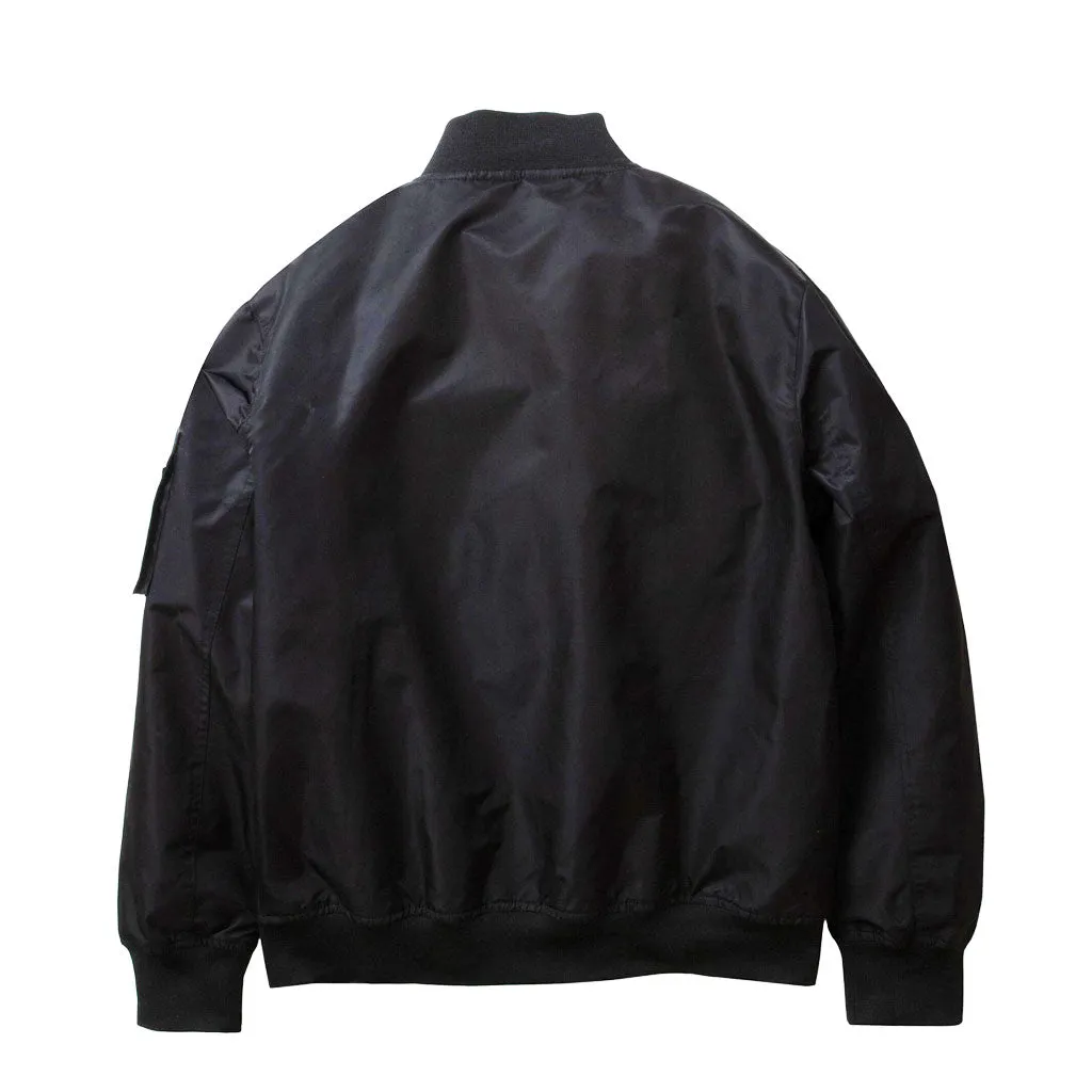 Staple Pigeon Pigeon Logo Bomber Jacket Black