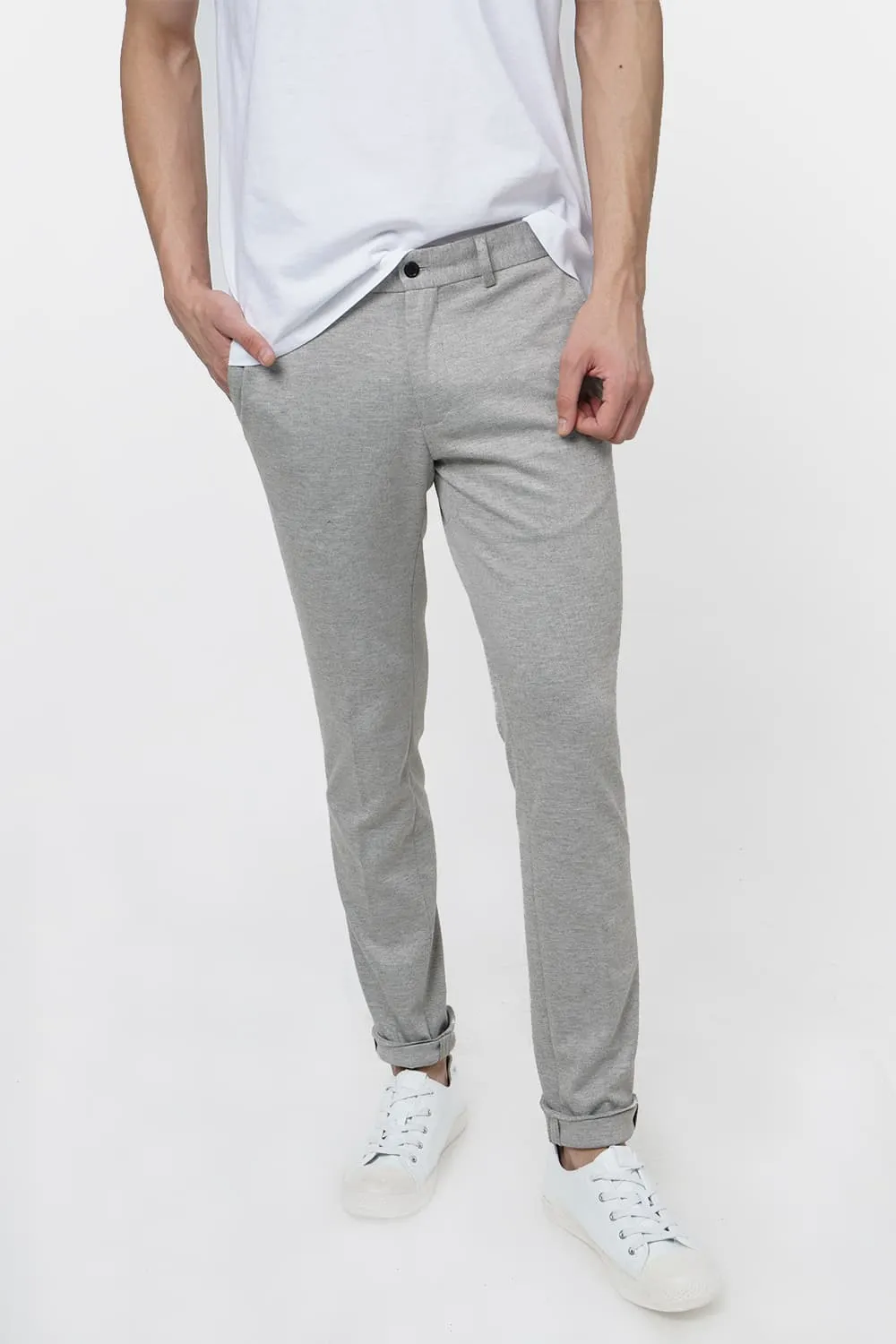Tapered Fit Knitted Trouser
