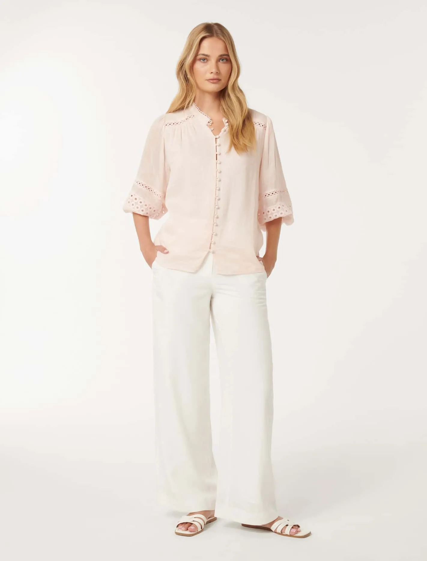 Tatiana Trim Insert Blouse