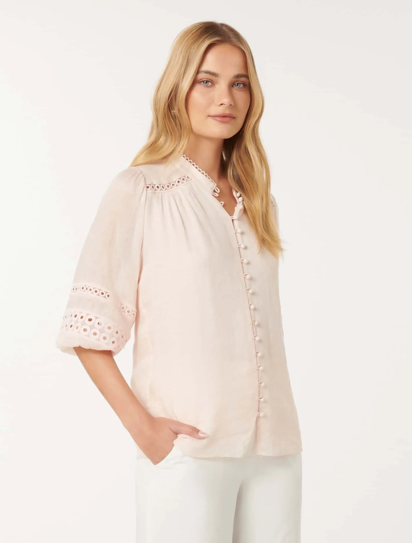 Tatiana Trim Insert Blouse