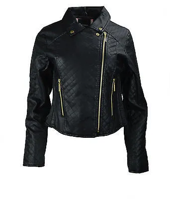 womens-black-faux-leather-quilted-zip-up-ladies-jacket-with-stitching-detail