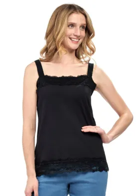 Women's Lace Trim Tank